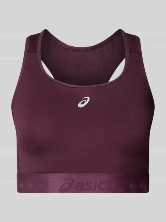 Zdjęcie produktu Biustonosz sportowy z tyłem o kroju bokserki model 'ROAD COMPRESSION' Asics Bordowy