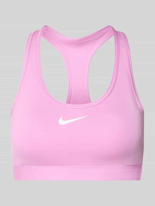 Zdjęcie produktu Biustonosz sportowy z tyłem o kroju bokserki Nike Mocnoróżowy