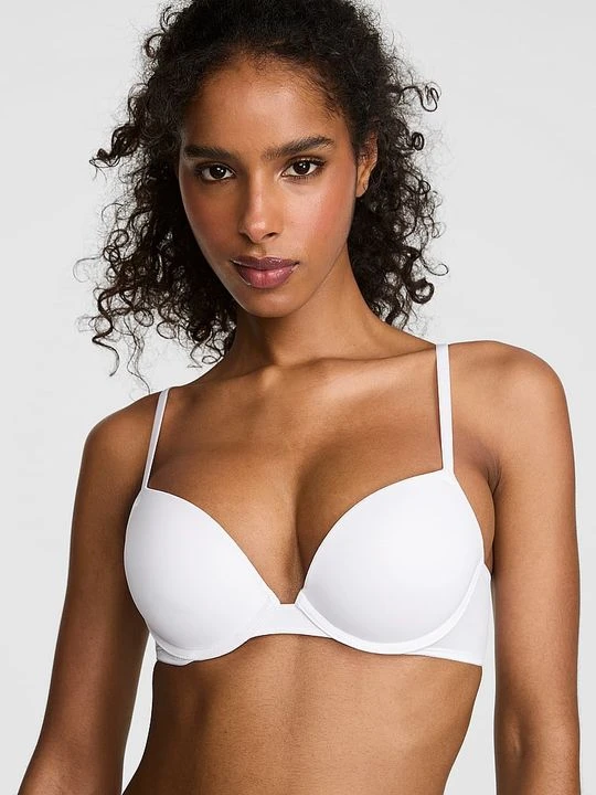 Zdjęcie produktu PINK WEAR EVERYWHERE Biustonosz super push-up Wear Everywhere PINK Victoria's Secret Biały