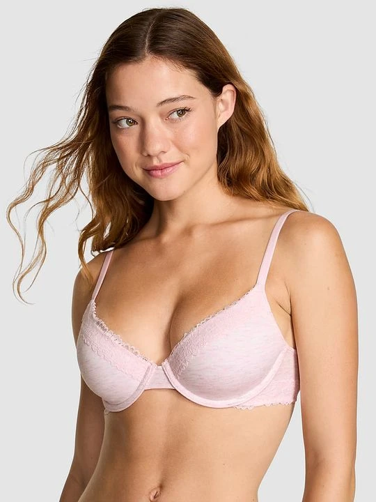 Zdjęcie produktu Biustonosz T-Shirt Wear Everywhere Lightly Lined Full Coverage Victoria's Secret Różowy