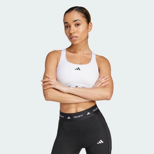 Zdjęcie produktu Biustonosz TECHFIT Adidas biały