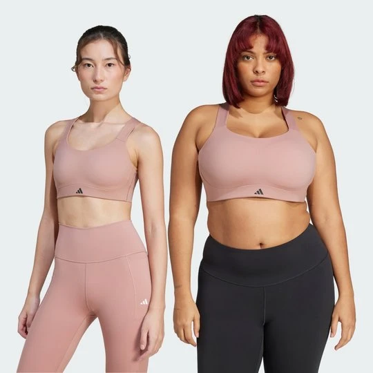 Zdjęcie produktu Biustonosz TLRD Impact Luxe Training High Support Adidas Warm Clay