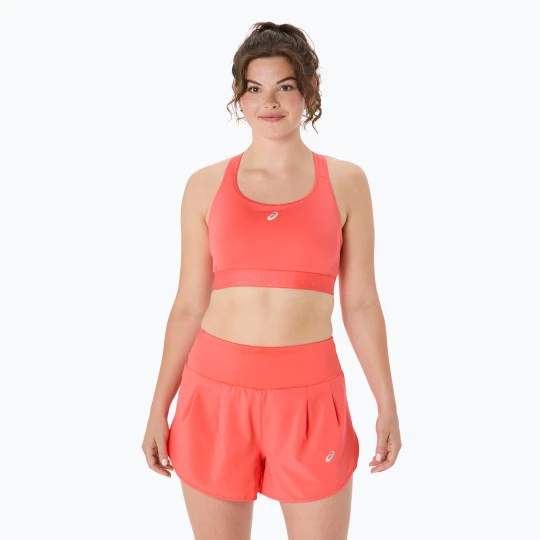 Zdjęcie produktu Biustonosz treningowy ASICS Road Compression coral reef Czerwony