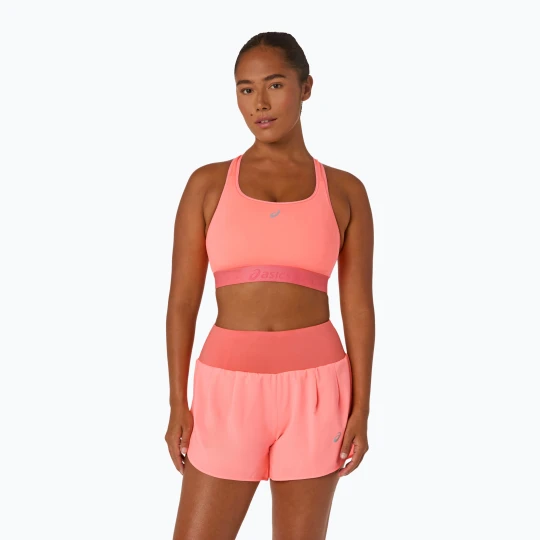 Zdjęcie produktu Biustonosz treningowy ASICS Road Compression sun coral Pomarańczowy