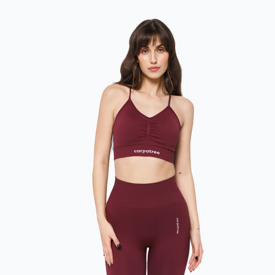 Zdjęcie produktu Biustonosz treningowy Carpatree Allure Seamless burgundy Fioletowy