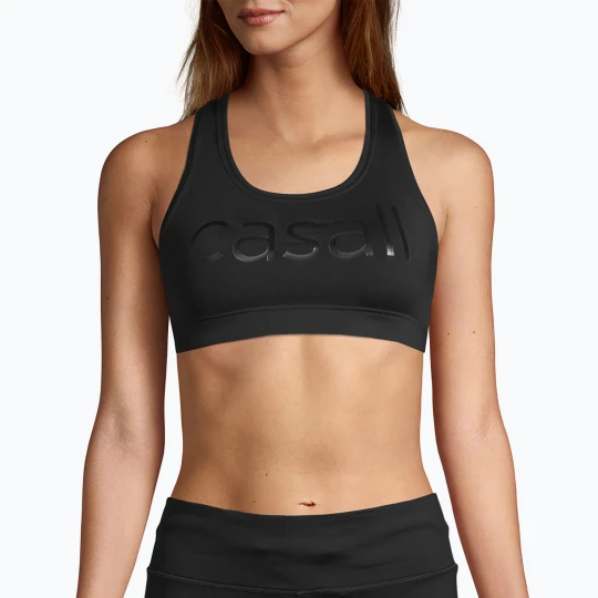 Zdjęcie produktu Biustonosz treningowy Casall Iconic Wool Sports black logo