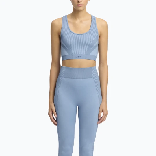 Zdjęcie produktu Biustonosz treningowy damski Reebok Rbk Lab Seamless upgrade blue