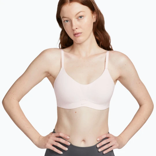 Zdjęcie produktu Biustonosz treningowy Nike Alate Minimalist Light-Support light soft pink/stone mauve/pink oxford