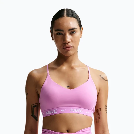 Zdjęcie produktu Biustonosz treningowy Nike Dri-Fit Indy Light Support light magenta/light magenta/white Różowy