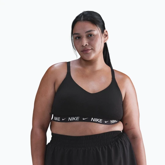 Zdjęcie produktu Biustonosz treningowy Nike Indy Light Support Plus Size black / black / white