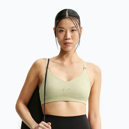 Zdjęcie produktu Biustonosz treningowy Nike Indy Padded Gloss olive aura Zielony