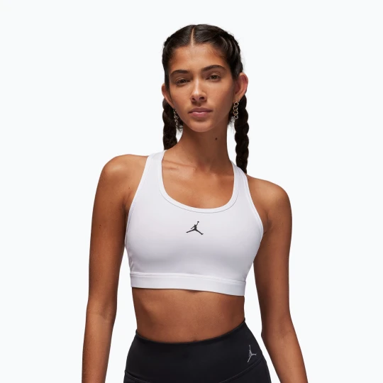 Zdjęcie produktu Biustonosz treningowy Jordan Sport Medium Support Jumpman white / stone mauve / black