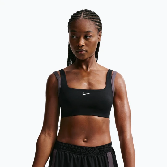 Zdjęcie produktu Biustonosz treningowy Nike One Light Support black/thunder grey/white