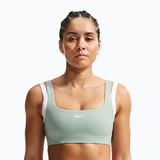 Zdjęcie produktu Biustonosz treningowy Nike One Light Support steam / white / white Zielony