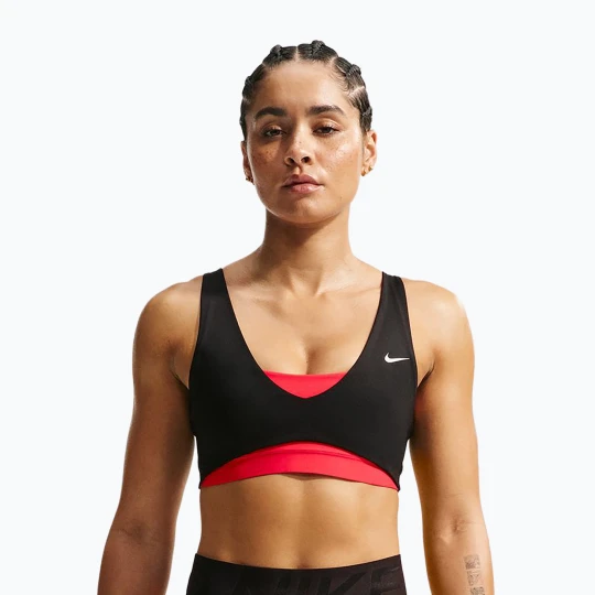 Zdjęcie produktu Biustonosz treningowy Nike Pro Sculpt Medium Support black/light crimson/white