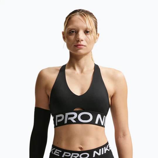 Zdjęcie produktu Biustonosz treningowy Nike Pro Sculpt Medium Support black / white / white