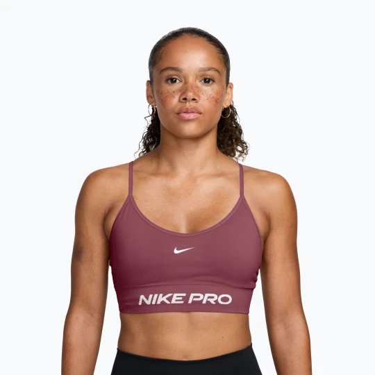 Zdjęcie produktu Biustonosz treningowy Nike Pro Seamless pink smoke / white