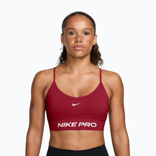 Zdjęcie produktu Biustonosz treningowy Nike Pro Seamless tough red / white