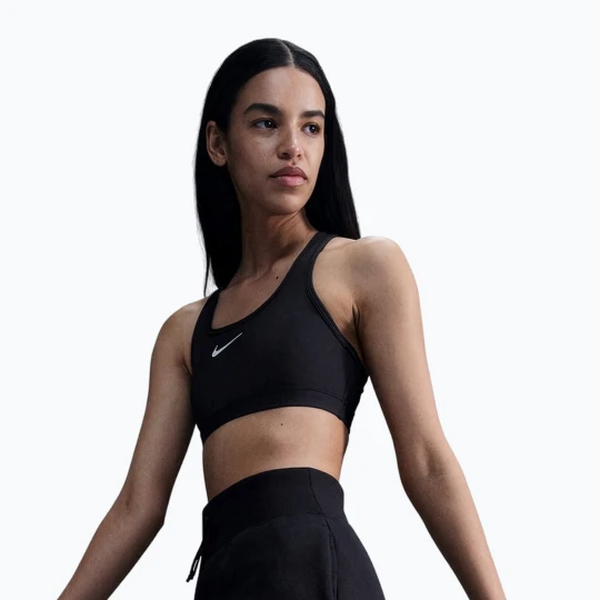 Zdjęcie produktu Biustonosz treningowy Nike Swoosh Medium Support black / white