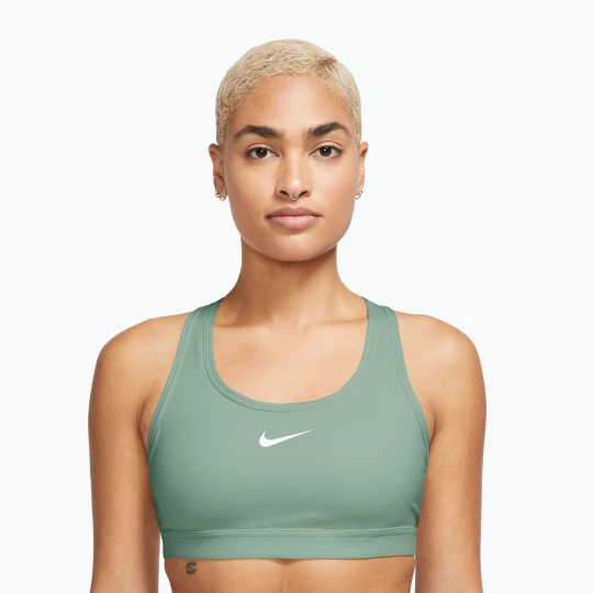 Zdjęcie produktu Biustonosz treningowy Nike Swoosh Medium Support steam/white Szary