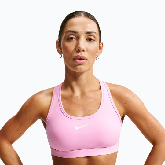 Zdjęcie produktu Biustonosz treningowy Nike Swoosh pink rise/white