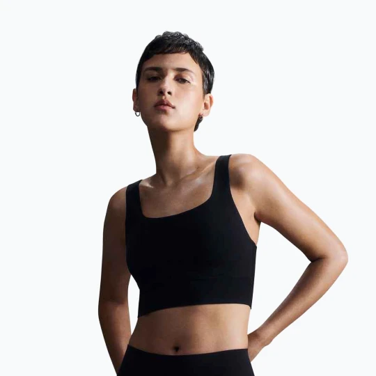 Zdjęcie produktu Biustonosz treningowy Nike Zenvy Medium-Support black/sail