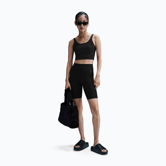 Zdjęcie produktu Biustonosz treningowy Nike Zenvy Rib Light Support Longline black/black