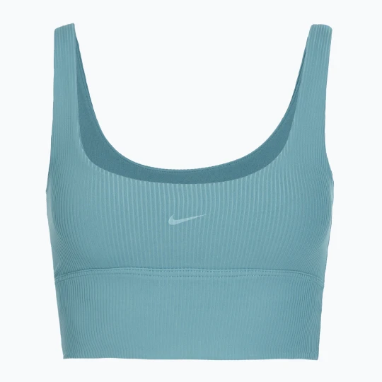 Zdjęcie produktu Biustonosz treningowy Nike Zenvy Rib Light Support smokey blue/white