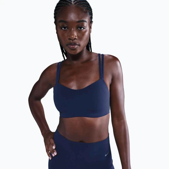 Zdjęcie produktu Biustonosz treningowy Nike Zenvy Strappy midnight navy/white Granatowy