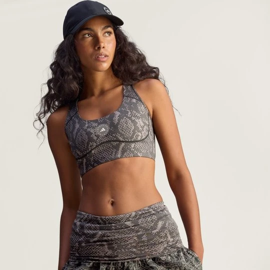 Zdjęcie produktu Biustonosz treningowy o średnim wsparciu z nadrukiem adidas by Stella McCartney Truepurpose
