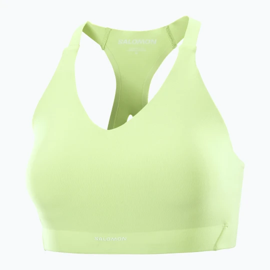 Zdjęcie produktu Biustonosz treningowy Salomon Shakeout Bliss butterfly Zielony