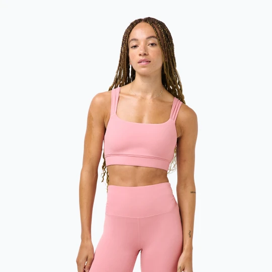 Zdjęcie produktu Biustonosz treningowy Sweaty Betty Ultimate Studio Ruched dark deco pink