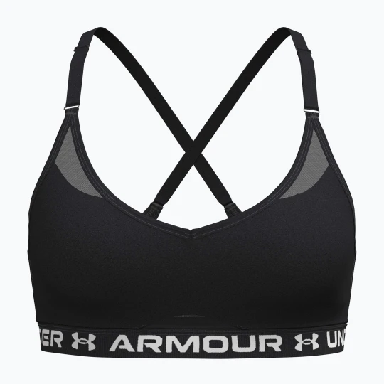 Zdjęcie produktu Biustonosz treningowy Under Armour Crossback Low ultimate black / white