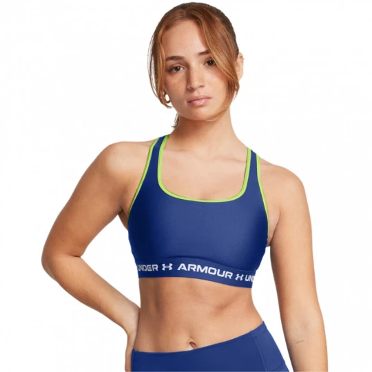 Zdjęcie produktu Biustonosz treningowy Under Armour Crossback Mid Bra - granatowy