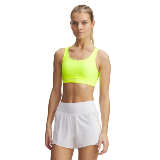 Zdjęcie produktu Biustonosz treningowy Under Armour Crossback Mid Bra - żółty