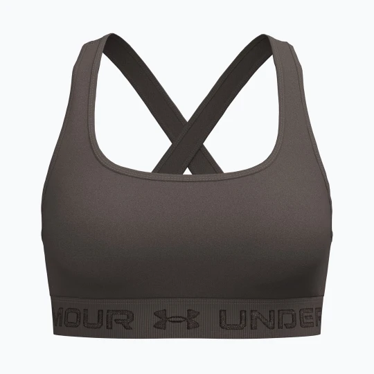 Zdjęcie produktu Biustonosz treningowy Under Armour Crossback Mid peppercorn / kona brown