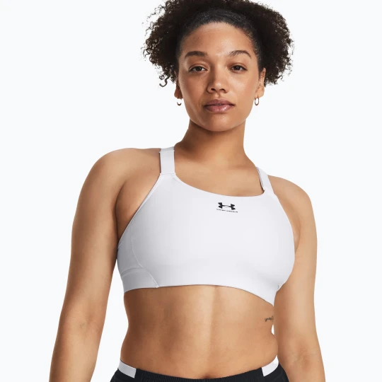 Zdjęcie produktu Biustonosz treningowy Under Armour HeatGear Armour High white/jet gray