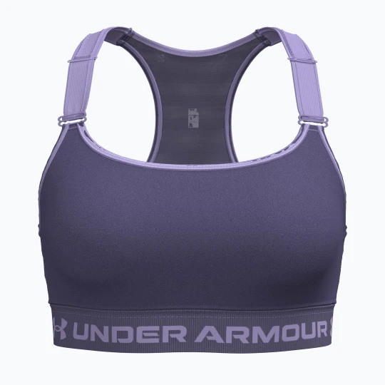Zdjęcie produktu Biustonosz treningowy Under Armour HeatGear High purple luxe/purple crest Fioletowy