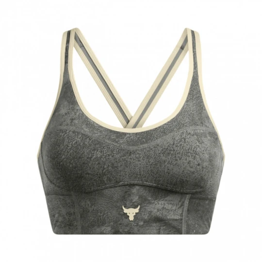 Zdjęcie produktu Biustonosz treningowy Under Armour Project Rock LG LL Infty Bra Pt - szary