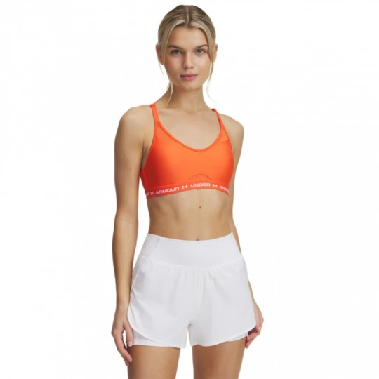 Zdjęcie produktu Biustonosz treningowy Under Armour UA Crossback Low Bra - pomarańczowy