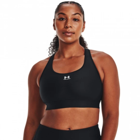 Zdjęcie produktu Biustonosz treningowy Under Armour UA HeatGear Mid Padless - czarny