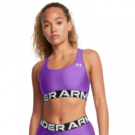 Zdjęcie produktu Biustonosz treningowy Under Armour UA Hg Authentics Mid Branded - fioletowy