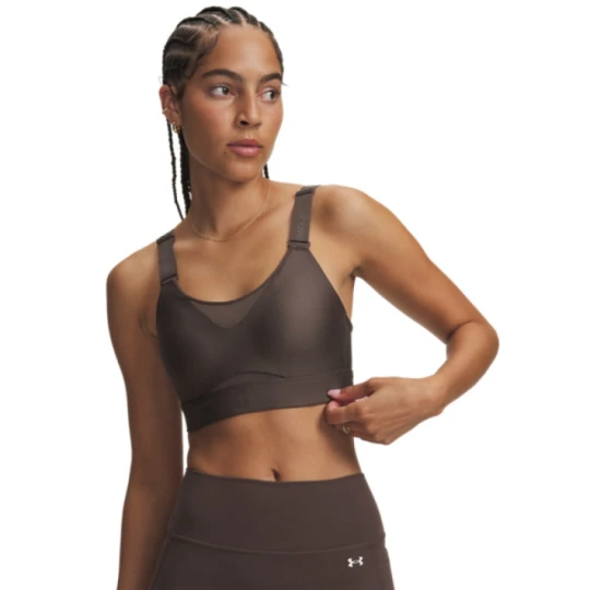 Zdjęcie produktu Biustonosz treningowy Under Armour UA Infinity High 2.0 Bra - brązowy