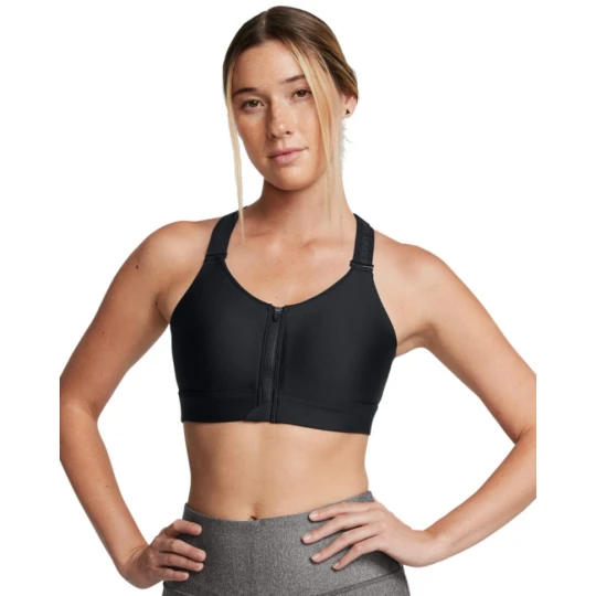 Zdjęcie produktu Biustonosz treningowy Under Armour UA Infinity High Zip 2.0 Bra - czarny