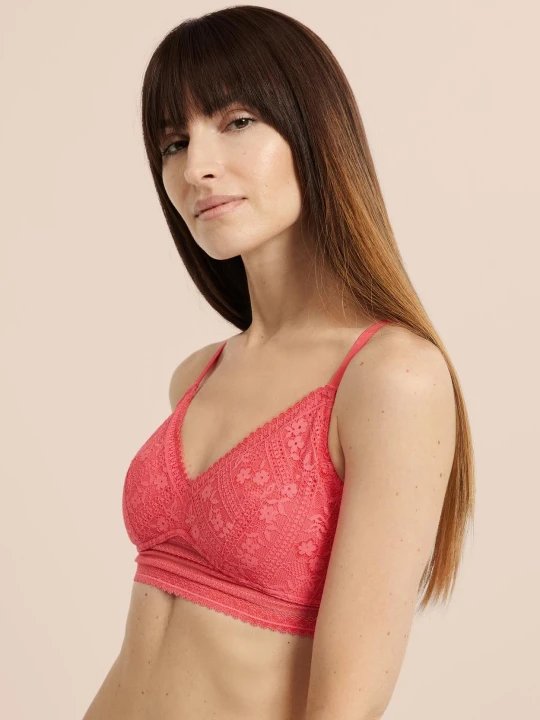 Zdjęcie produktu Biustonosz trójkątny bez fiszbinów po mastektomii Etam rose pale