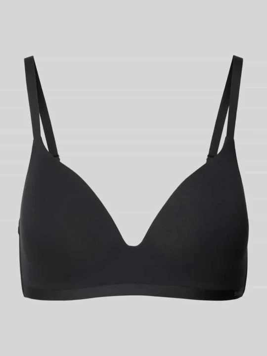 Zdjęcie produktu Biustonosz trójkątny z detalem z logo model ‘SMARTOUCH’ SKINY Czarny