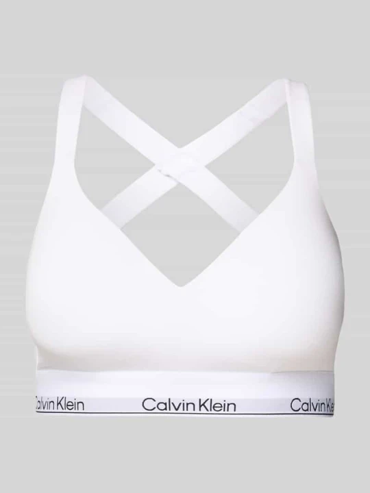 Zdjęcie produktu Biustonosz typu bralette z watowanymi miseczkami model ‘Lift’ Calvin Klein Biały