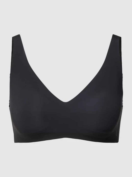 Zdjęcie produktu Biustonosz typu bralette z zapięciem na haftkę model ‘ZERO FEEL 2.0’ Sloggi Czarny