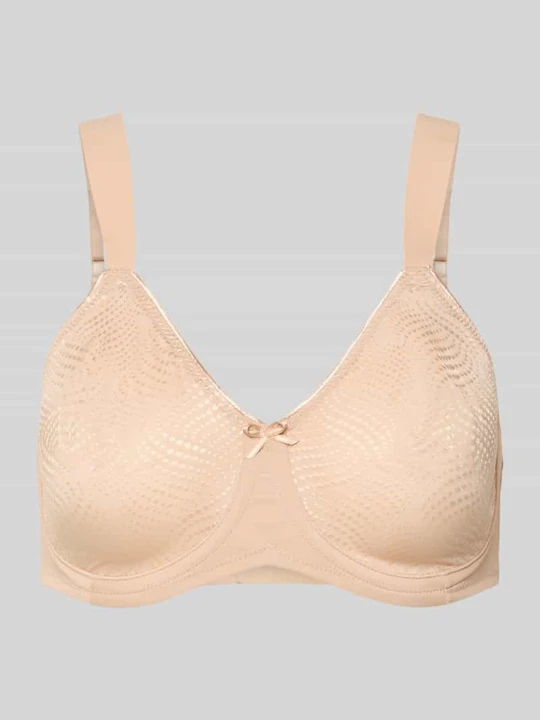Zdjęcie produktu Biustonosz typu minimizer z fiszbinami i fakturowanym wzorem model ‘Essential Minimizer’ Triumph Beżowy