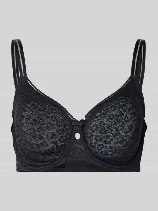 Zdjęcie produktu Biustonosz typu minimizer z koronki Lascana Czarny